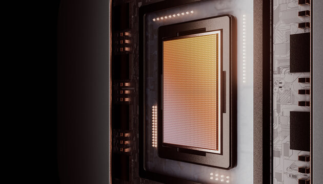 Central Computer Processors CPU concept