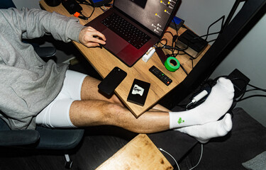 Hard Office Work At Home