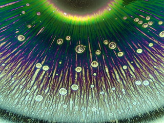 Textured background of microscopic glaze of Chinese ceramics tea cup