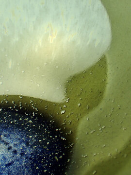 Textured background of microscopic glaze of Chinese ceramics tea cup