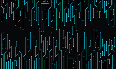 abstract technology line art  networking dot lines modern circuit background