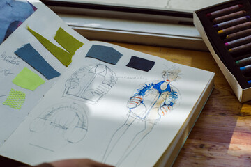 sketches of new dresses