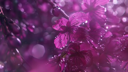 Purple Tones Background 8K Transparent Photorealistic

