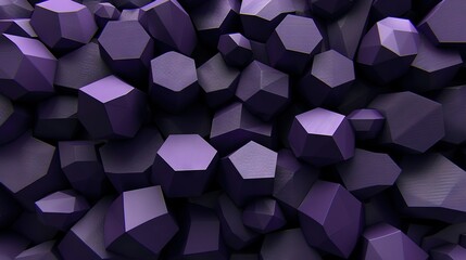   Stacked Purple Cubes