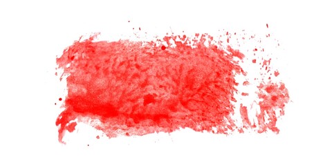 Hintergrund Banner in rot gemalt mit einem Pinsel