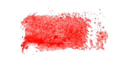 Fototapeta premium Hintergrund Banner in rot gemalt mit einem Pinsel
