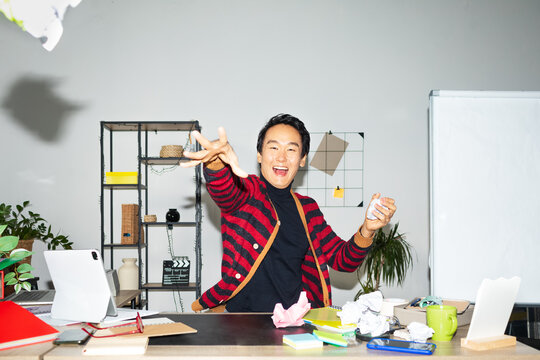 Office paper fight