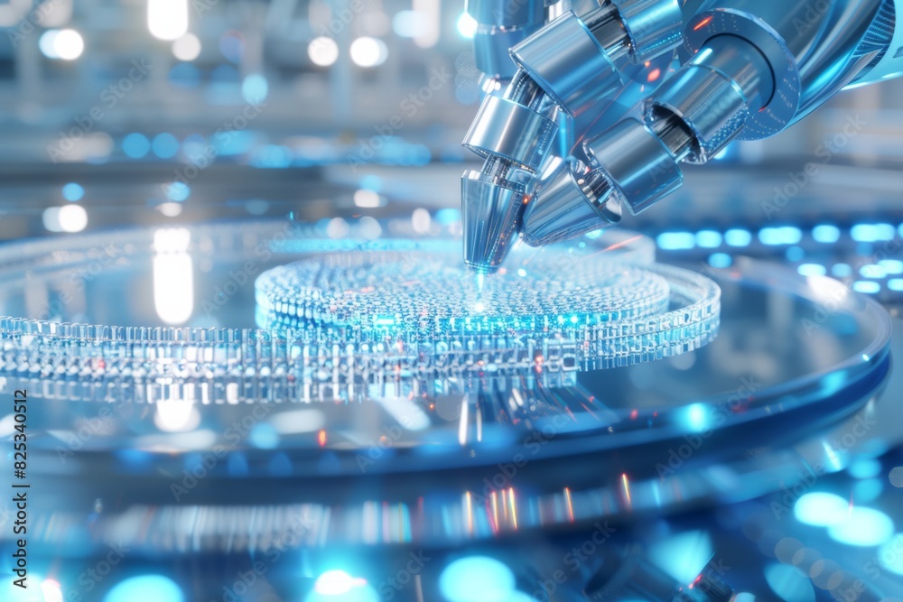 Poster Precision and Innovation in Modern Manufacturing: Robotic Arm Assembling Components on an Automated Production Line