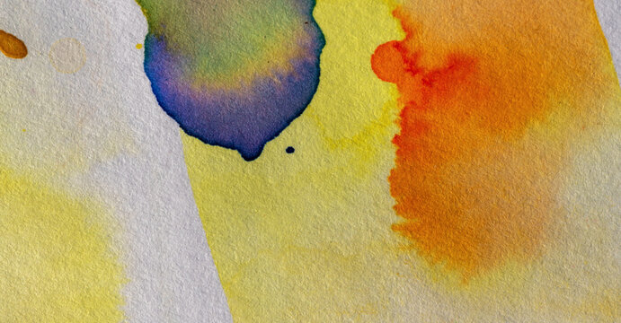 Abstract watercolor texture background with copy space - Powered by Adobe