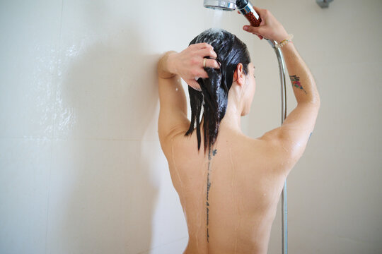 Washing Hair in the Shower