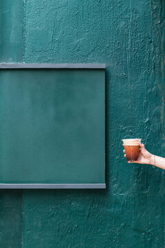 Nitrogen Coffee and Green Wall