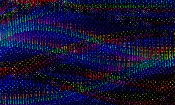 tech waves background