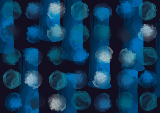 Shades of blue abstract pattern