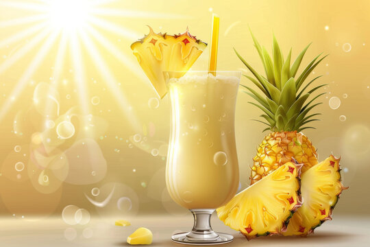 Sipping Sunshine: A Pineapple Paradise