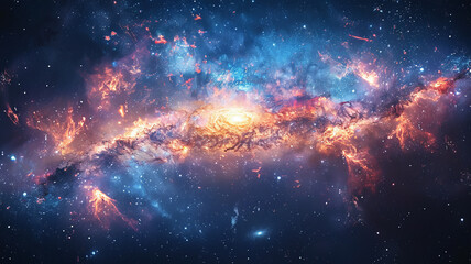 an image of the cosmos as imagined by a wise sage and astrologer.generative ai