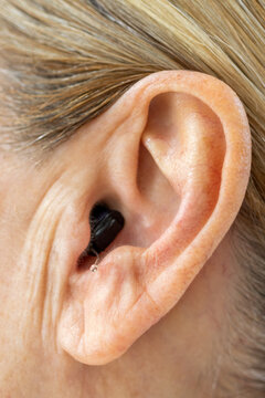 Person with Hearing Aid

