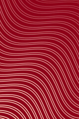 Abstract background with waves for banner. Standart poster size. Vector background with lines. Element for design isolated on dark red. Red gradient. Brochure, booklet. Valentine's Day