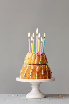 Bundt celebration birthday cake