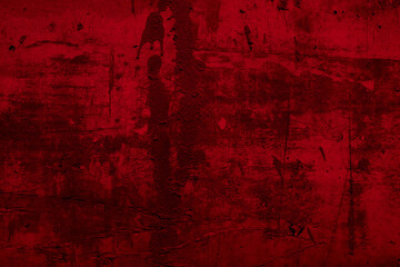 Obraz premium Old wall texture cement black red background abstract dark color design are light with white gradient background.