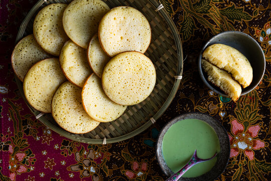 Kueh Serabi Coconut Rice Pancakes