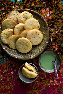 Kueh Serabi Coconut Rice Pancakes