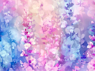 Obraz premium White Snapdragon flowers, Antirrhinum majus., blooming in the garden, among bright sunlight and colorful blossoms blurred background.