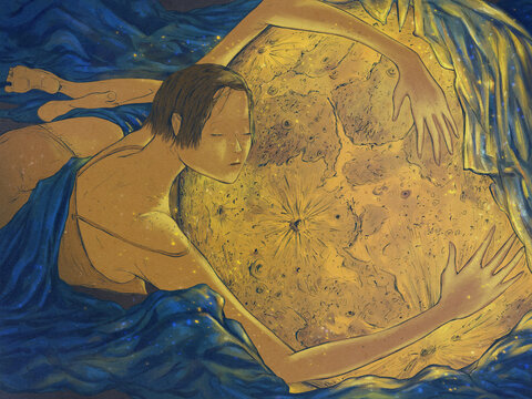 The Woman and the Moon