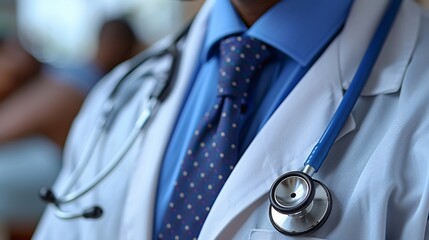Close-Up of Healthcare Professional Using Stethoscope on Patient