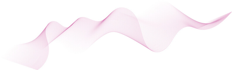 abstract vector illustration of pink colored wave lines - vector background
