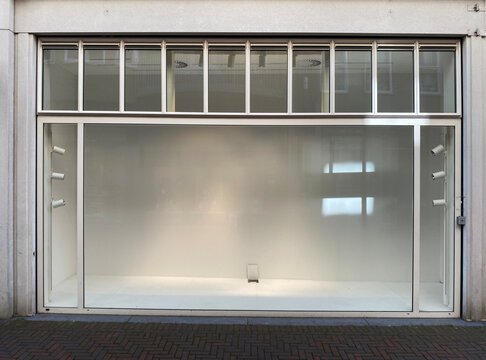 empty shop window