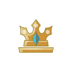 JEWELLERY LOGOS, diamond crown. solid color style.