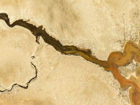 Atacama Salt Flat Dron View  