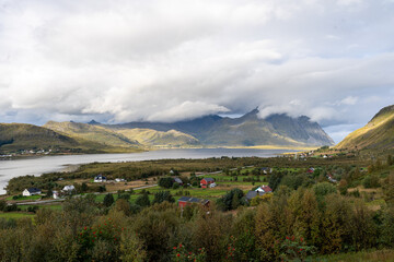 Beautiful landscape shot of Lofoten, Norway.