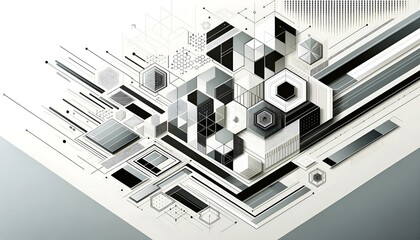 幾何学模様の背景画像