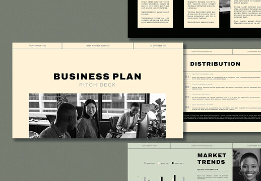 Contemporary and Clean Pitch Deck