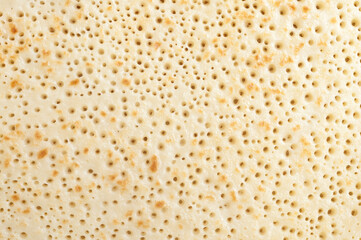 Close-up shot of a pancake