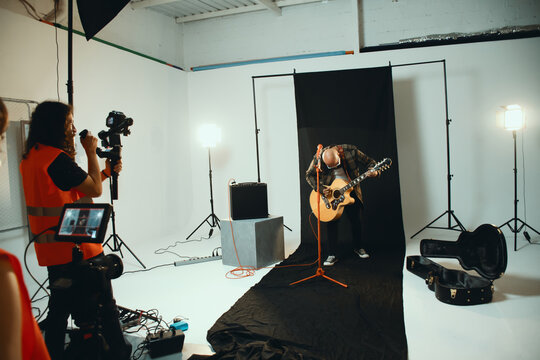 Videoclip backstage