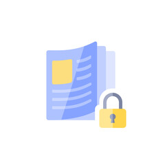 vector article icon in flat design