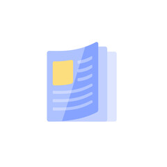 vector article icon in flat design