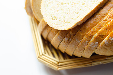 Polish artisan bread on the sourdough, homemade baking of delicious  bread