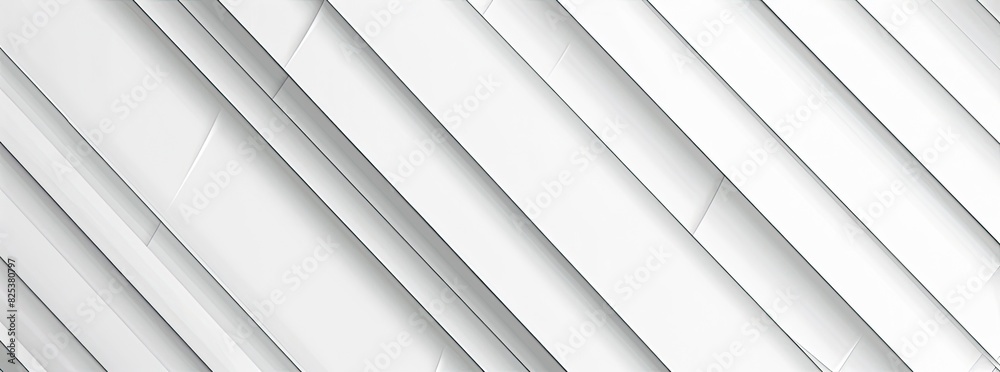 Wall mural a white and gray diagonal line abstract background featuring a white paper background with slanted l - Wall murals