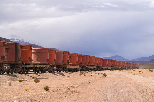 Mining Train In Bolivia  