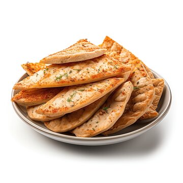 isca de peixe, brazilian snack isolated on white background