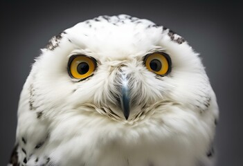 Close-up  of an owl with large eyes