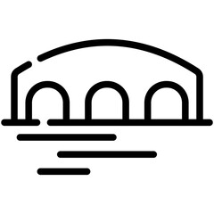 bridge line icon