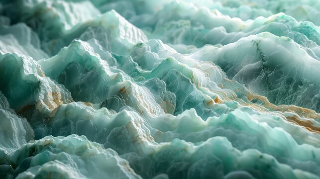 Amazonite Adventure: Dive into the tranquil blues and greens of amazonite, featuring a smooth, polished texture and captivating color variations