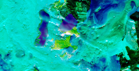 Ink Symphony: Embracing the Mystical Aura of Liquid Art in Oil