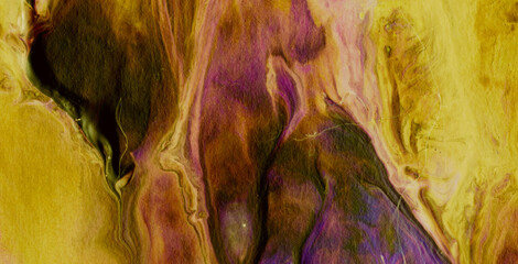 Obraz premium Ink Symphony: Embracing the Mystical Aura of Liquid Art in Oil