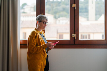 Businesswoman in her home office