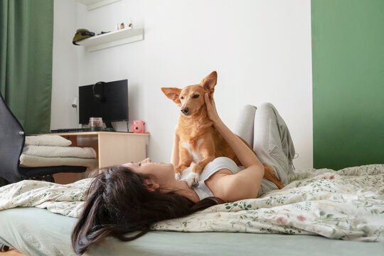 Relaxed Interaction with Pet Dog